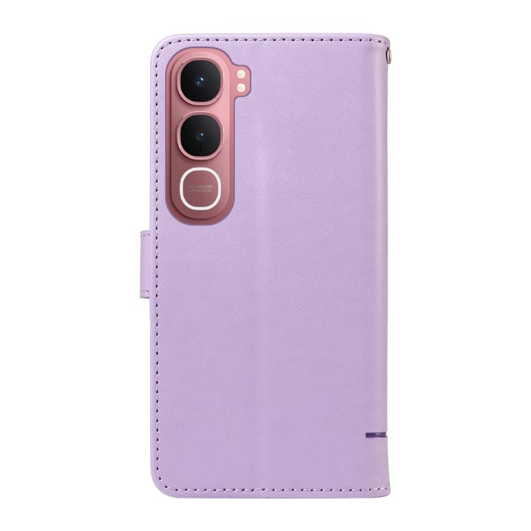 For vivo Y31 5G 2025 / Y21D Adorable Cat Embossed Pattern Flip Leather Phone Case