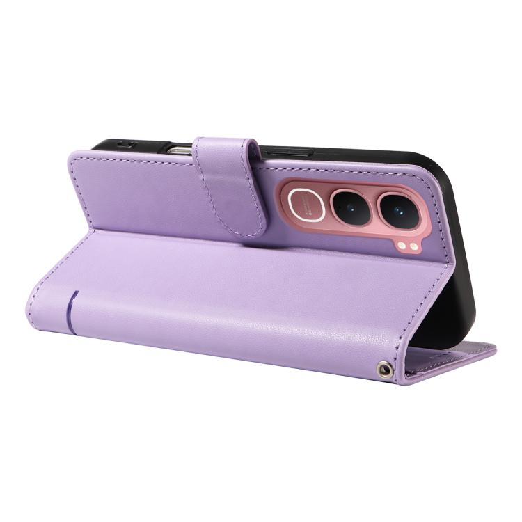 For vivo Y31 5G 2025 / Y21D Adorable Cat Embossed Pattern Flip Leather Phone Case