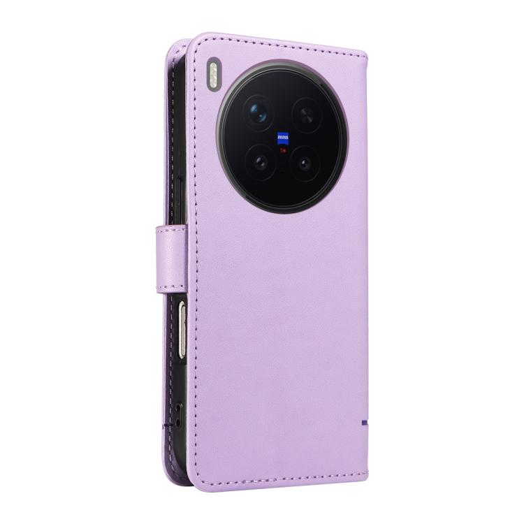 For vivo X300 Pro Adorable Cat Embossed Pattern Flip Leather Phone Case