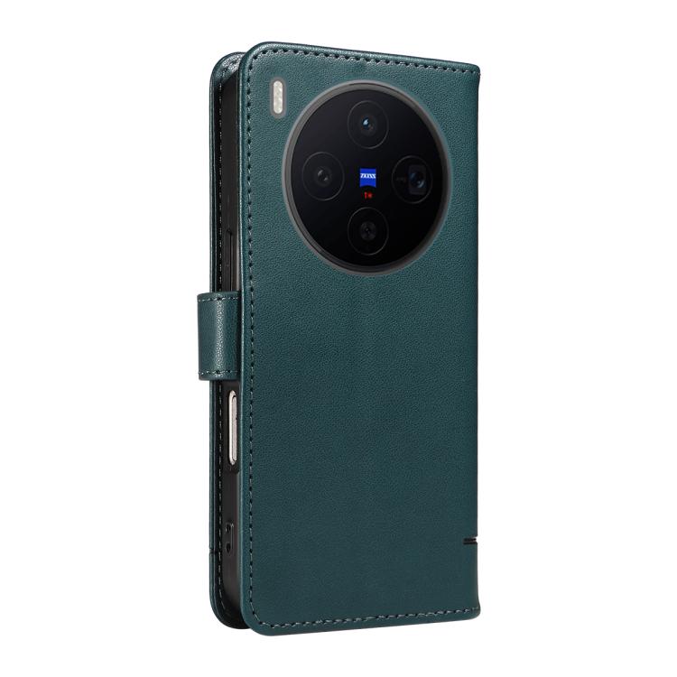 For vivo X300 Adorable Cat Embossed Pattern Flip Leather Phone Case