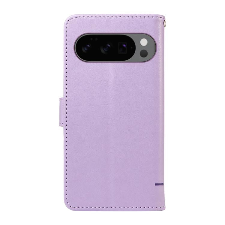 For Google Pixel 10 / 10 Pro Global Adorable Cat Embossed Pattern Flip Leather Phone Case