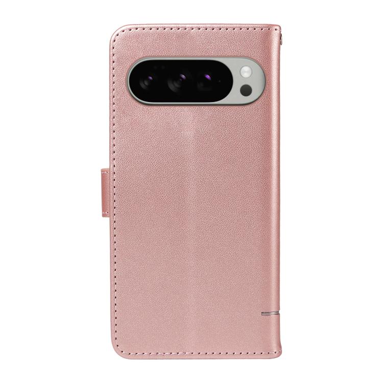 For Google Pixel 10 Pro XL 5G Global Adorable Cat Embossed Pattern Flip Leather Phone Case