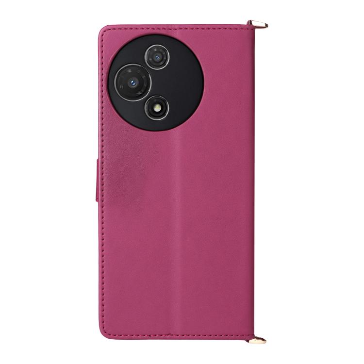 For TCL 60R 5G / 60 5G Multifunctional 6-Card Slots Leather Phone Case with Wrist Strap
