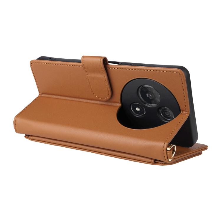 For TCL 60 NxtPaper Multifunctional 6-Card Slots Leather Phone Case with Wrist Strap