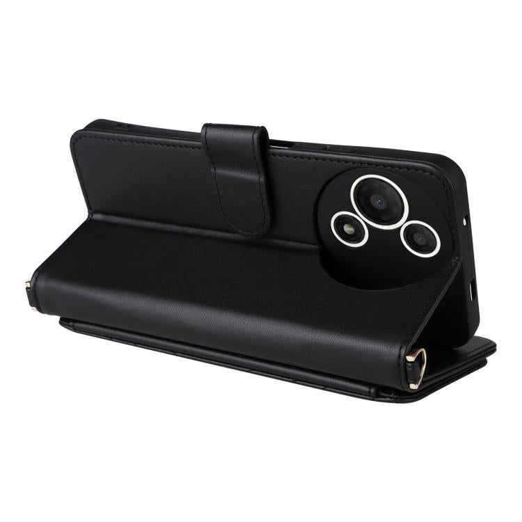 For TCL 60 SE NxtPaper 5G Multifunctional 6-Card Slots Leather Phone Case with Wrist Strap