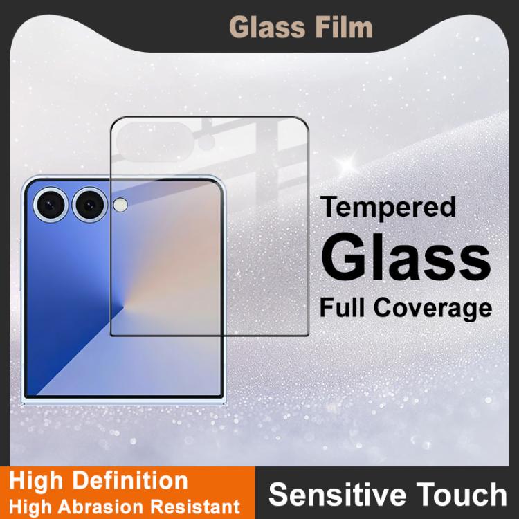 For Samsung Galaxy Z Flip7 5G IMAK Full Coverage Tempered Back Screen Glass Film