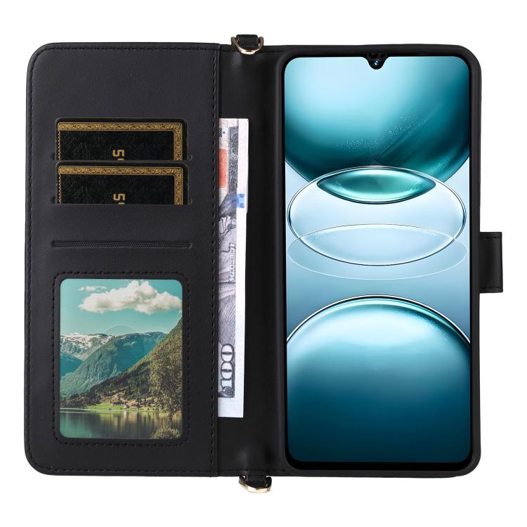 For Umidigi G100 4G / 5G / G100A Multifunctional 6-Card Slots Leather Phone Case with Wrist Strap