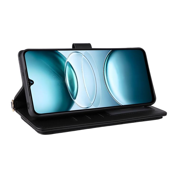 For Umidigi G100 4G / 5G / G100A Multifunctional 6-Card Slots Leather Phone Case with Wrist Strap