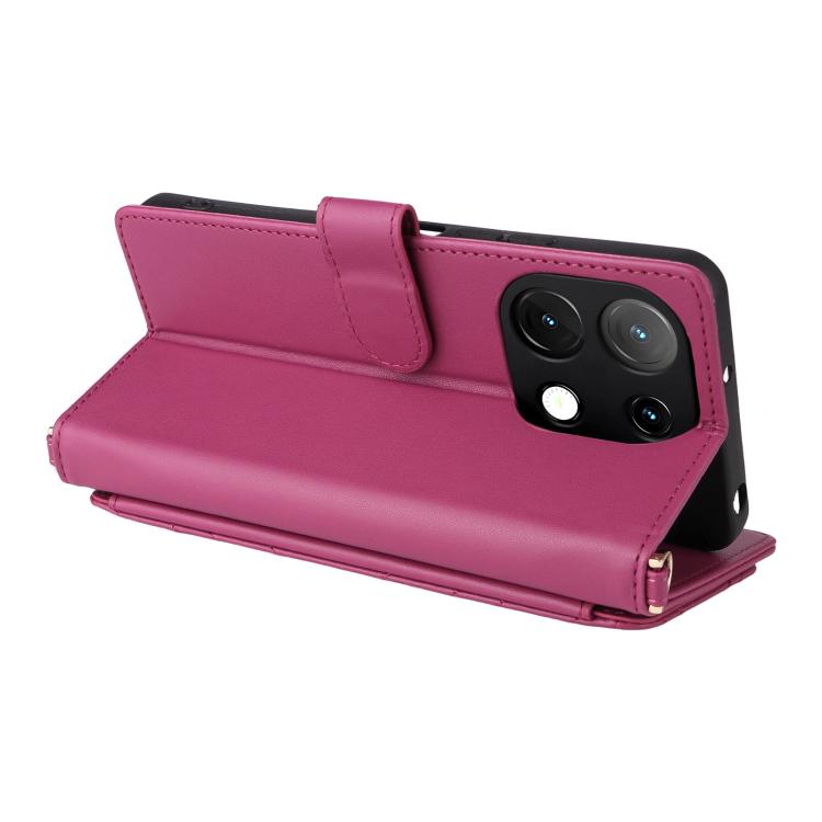 For Umidigi Note 100 4G / 5G / Note 100A Multifunctional 6-Card Slots Leather Phone Case with Wrist Strap