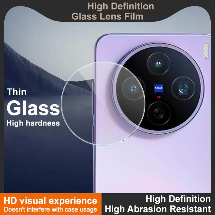 For vivo X200s IMAK Rear Camera Lens Glass Film Thin Version