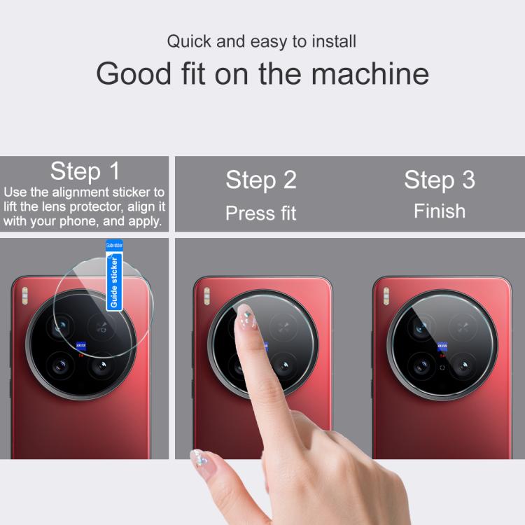 For vivo X200 Ultra IMAK Rear Camera Lens Glass Film Thin Version