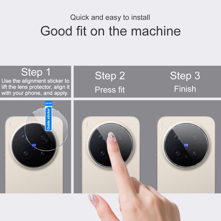For vivo X300 Pro IMAK Rear Camera Lens Glass Film Thin Version