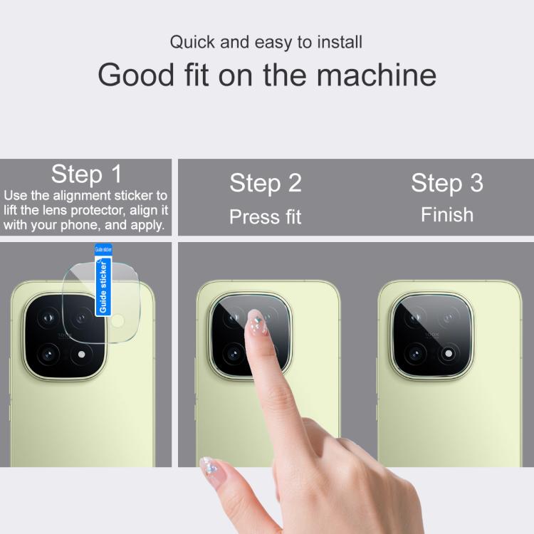 For vivo iQOO 15 IMAK Rear Camera Lens Glass Film Thin Version