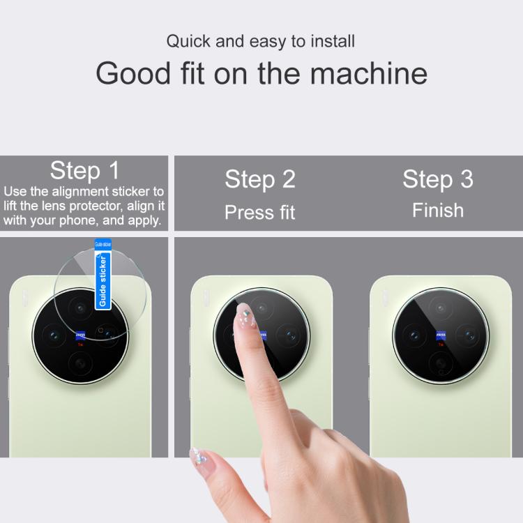 For vivo X300s IMAK Rear Camera Lens Glass Film Thin Version