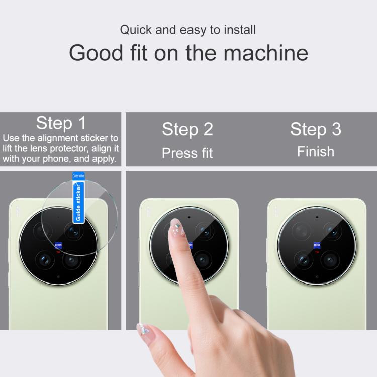 For vivo X300 Ultra IMAK Rear Camera Lens Glass Film Thin Version