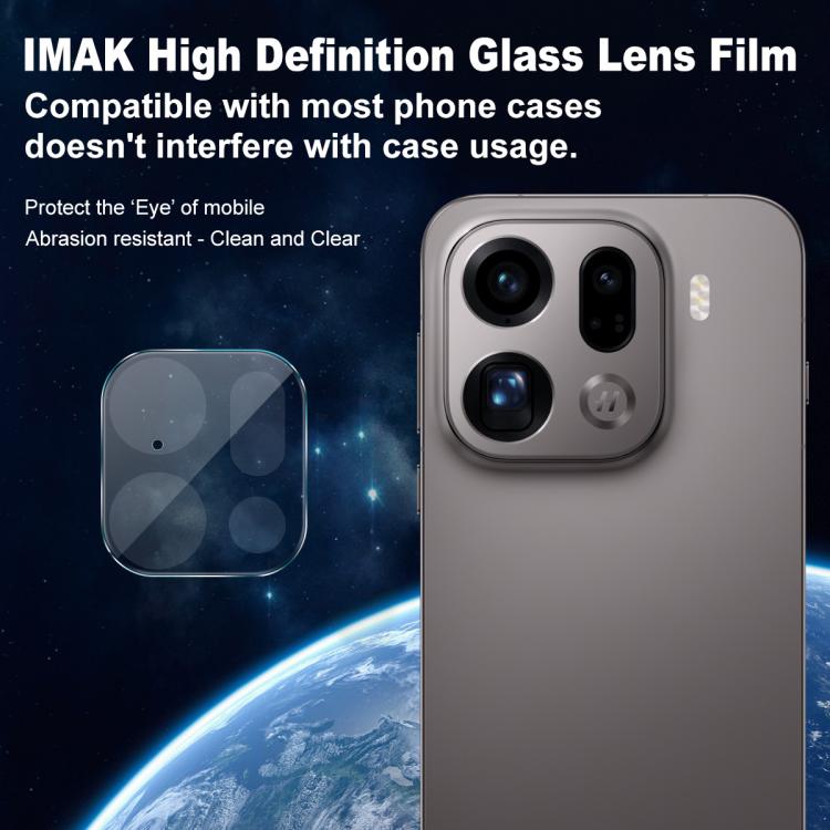 For OPPO Find X9 Pro IMAK Rear Camera Lens Glass Film Thin Version