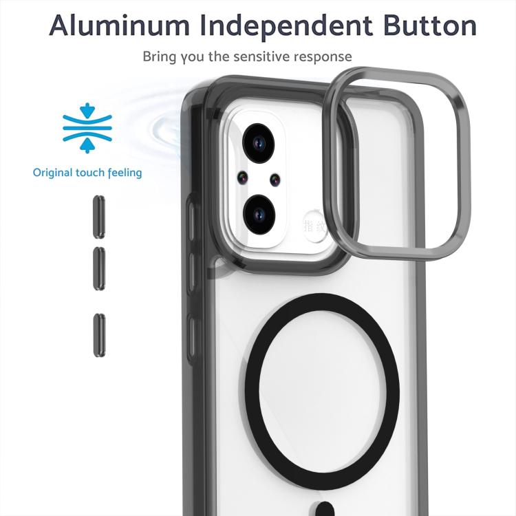 For Redmi 12C / 11A MagSafe Magnetic Clear Phone Case