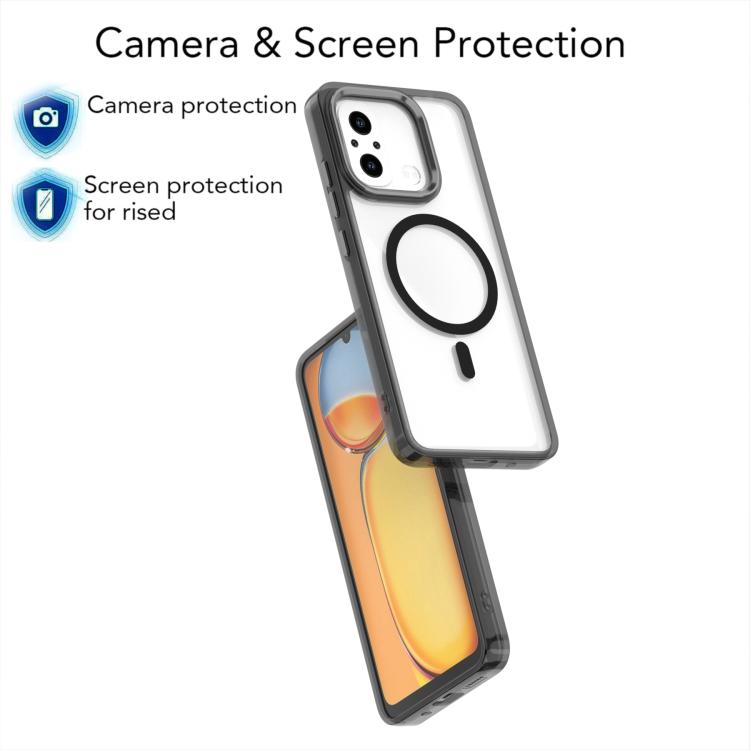 For Redmi 12C / 11A MagSafe Magnetic Clear Phone Case