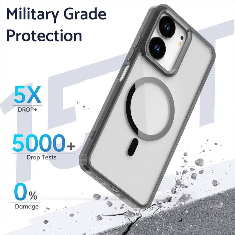For Redmi 13C 4G MagSafe Magnetic Clear Phone Case