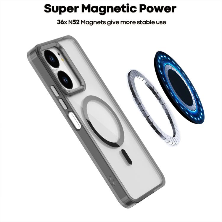 For Redmi 13C 4G MagSafe Magnetic Clear Phone Case