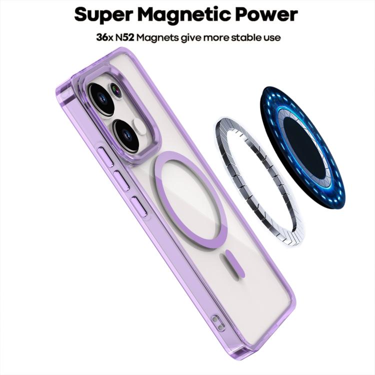For Redmi Note 13 4G MagSafe Magnetic Clear Phone Case