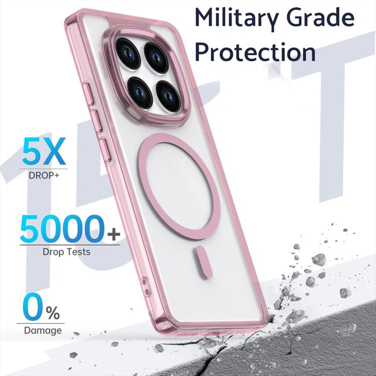 For Redmi Note 14 Pro 5G / 4G Global MagSafe Magnetic Clear Phone Case