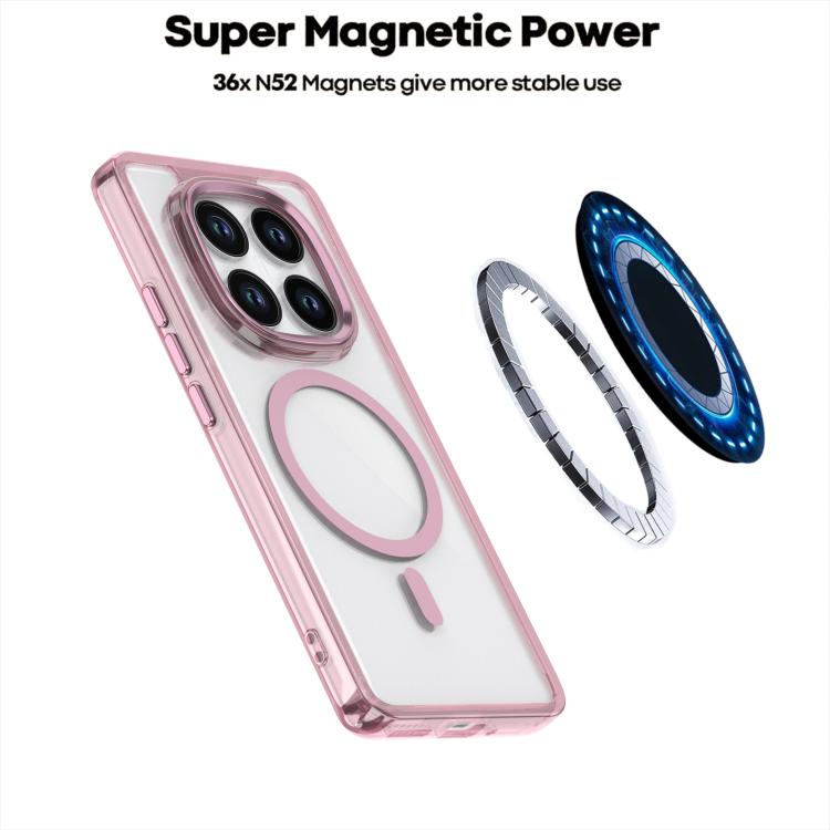 For Redmi Note 14 Pro 5G / 4G Global MagSafe Magnetic Clear Phone Case