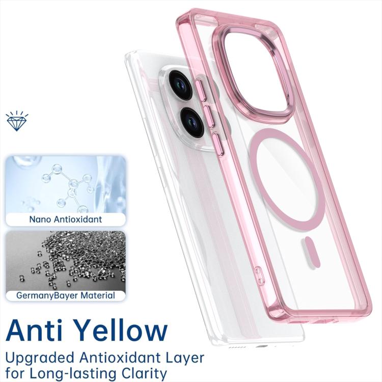 For Redmi Note 14 Pro 5G / 4G Global MagSafe Magnetic Clear Phone Case