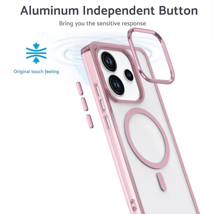 For Redmi Note 14 4G 163.3mm MagSafe Magnetic Clear Phone Case