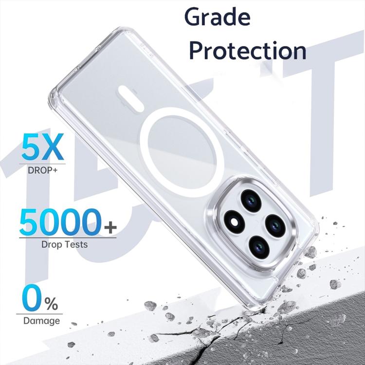 For Redmi Note 15 5G / 4G Global 164mm MagSafe Magnetic Clear Phone Case