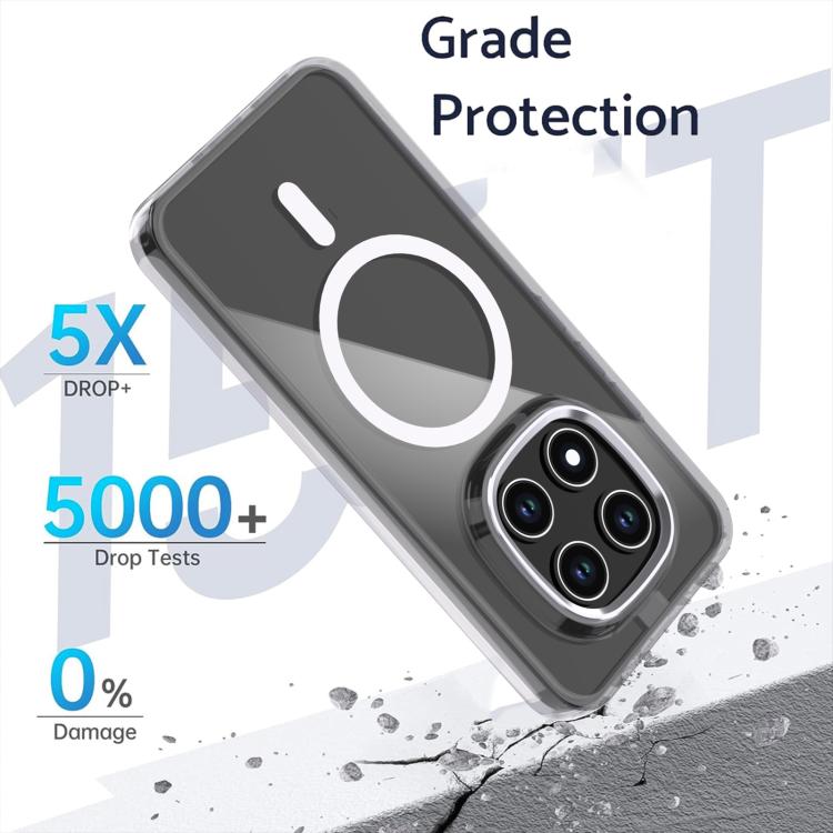 For Redmi Note 15 Pro+ 5G Global 163.3mm MagSafe Magnetic Clear Phone Case