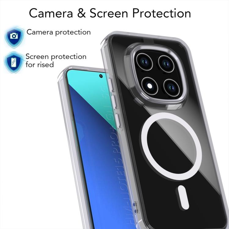 For Redmi Note 15 Pro+ 5G Global 163.3mm MagSafe Magnetic Clear Phone Case