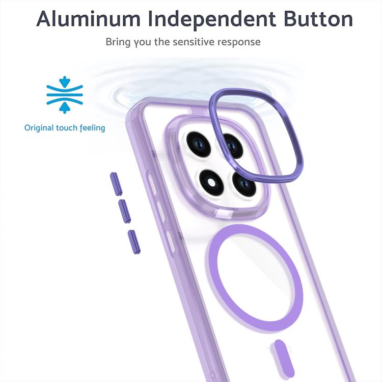 For Redmi Note 15 Pro+ 5G Global 163.3mm MagSafe Magnetic Clear Phone Case