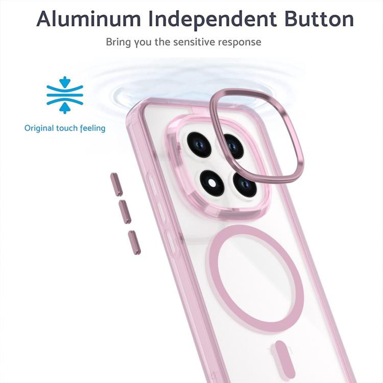 For Redmi Note 15 Pro+ 5G Global 163.3mm MagSafe Magnetic Clear Phone Case