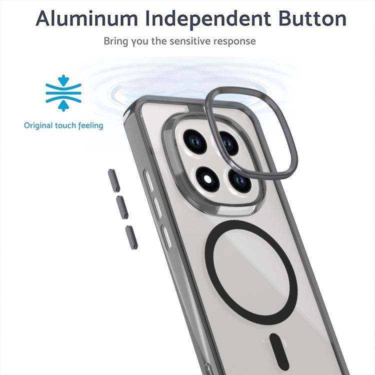 For Redmi Note 15 Pro+ 5G Global 163.3mm MagSafe Magnetic Clear Phone Case