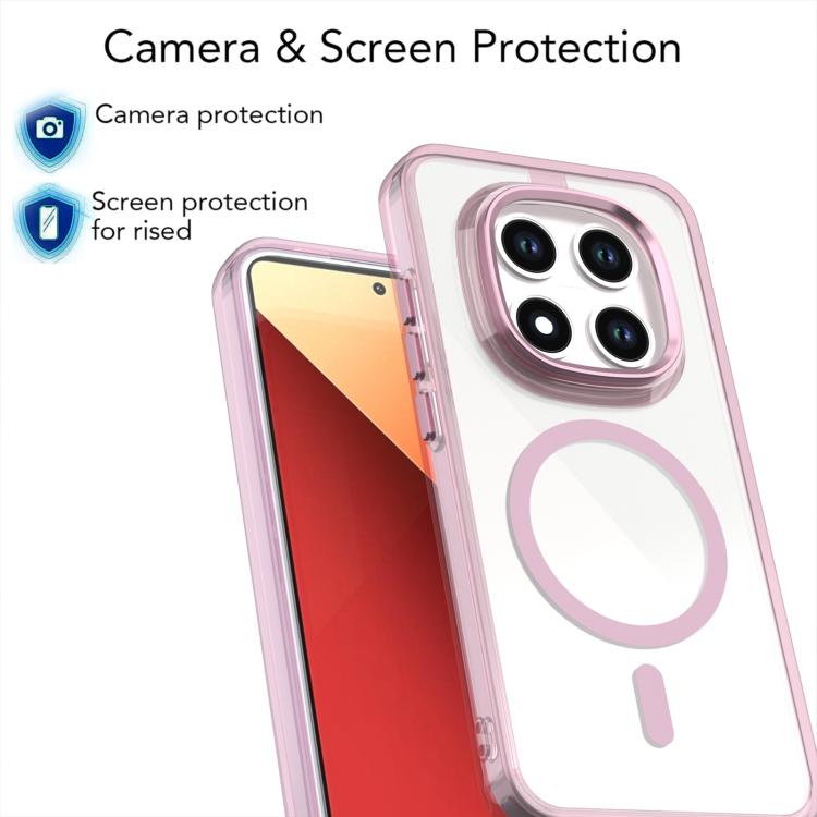 For Redmi Note 15 Pro 5G Global 163.6mm MagSafe Magnetic Clear Phone Case