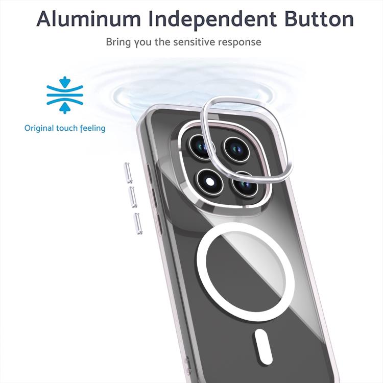 For Redmi Note 15 Pro 4G Global 163.2mm MagSafe Magnetic Clear Phone Case
