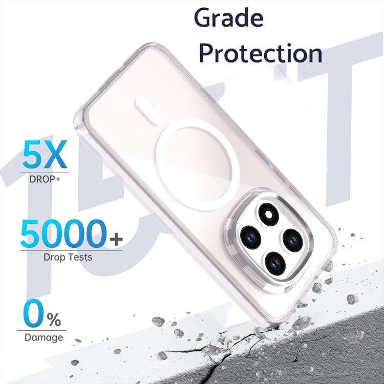 For Redmi Note 15 Pro 4G Global 163.2mm MagSafe Magnetic Clear Phone Case