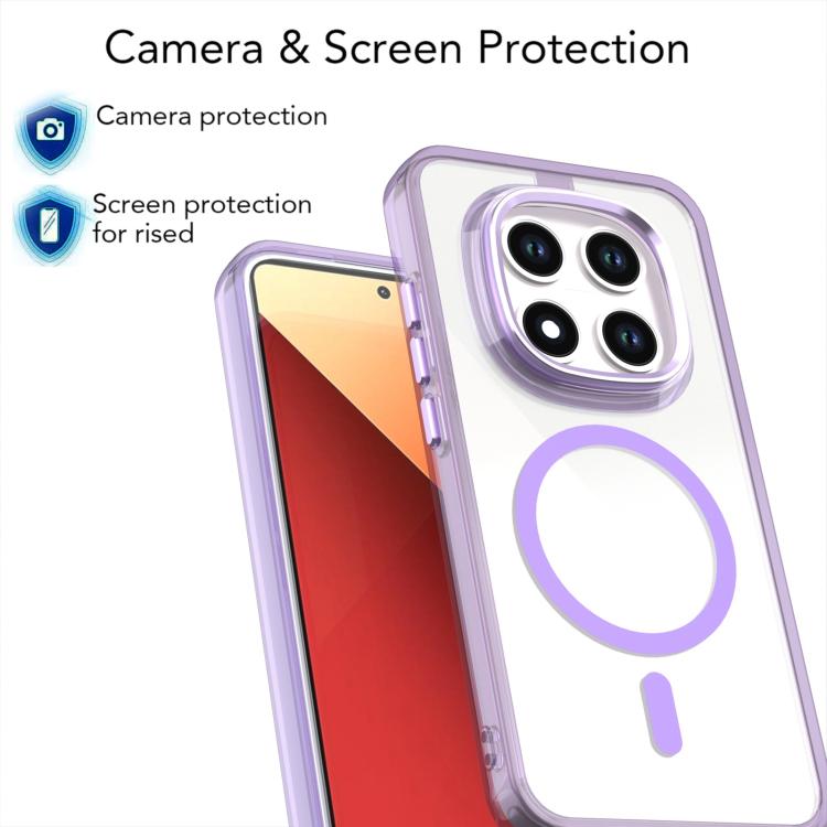 For Redmi Note 15 Pro 4G Global 163.2mm MagSafe Magnetic Clear Phone Case