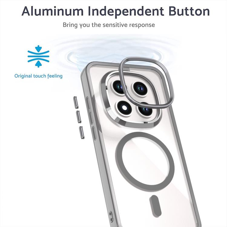 For Redmi Note 15 Pro 4G Global 163.2mm MagSafe Magnetic Clear Phone Case