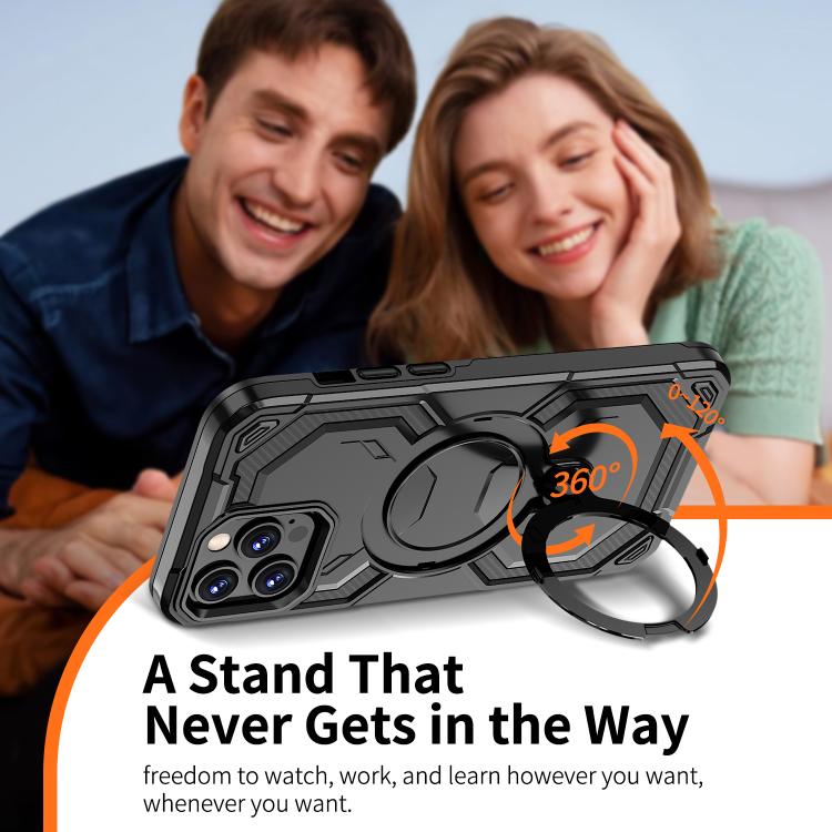For iPhone 13 Pro Max Cooling MagSafe Holder Phone Case
