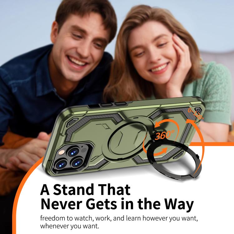 For iPhone 13 Pro Max Cooling MagSafe Holder Phone Case