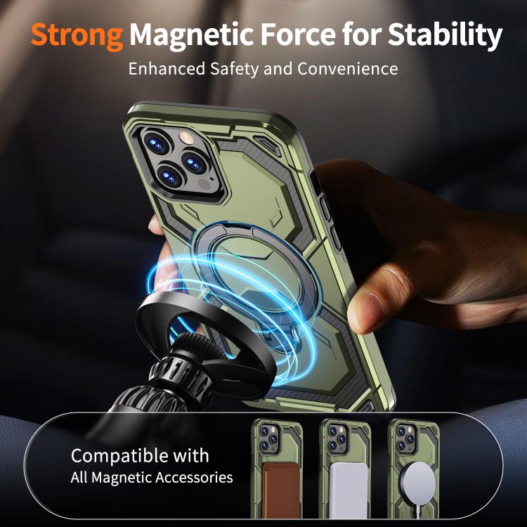 For iPhone 13 Pro Max Cooling MagSafe Holder Phone Case