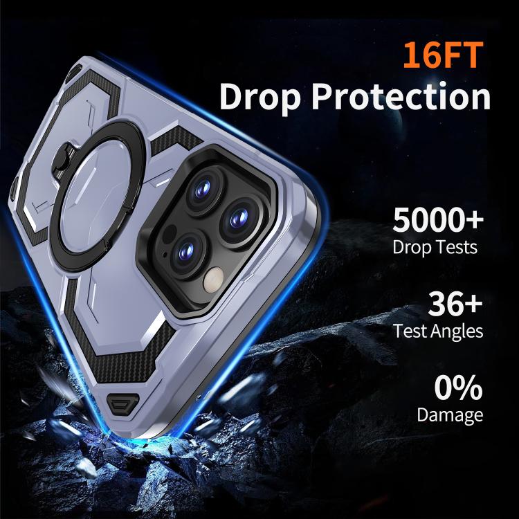 For iPhone 13 Pro Max Cooling MagSafe Holder Phone Case