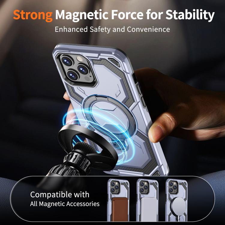 For iPhone 13 Pro Max Cooling MagSafe Holder Phone Case