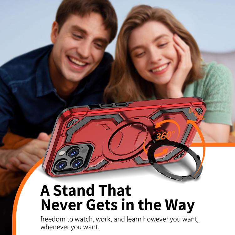 For iPhone 13 Pro Cooling MagSafe Holder Phone Case