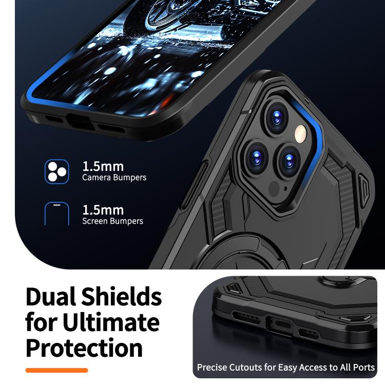 For iPhone 14 Pro Max Cooling MagSafe Holder Phone Case