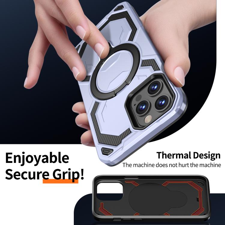 For iPhone 14 Pro Max Cooling MagSafe Holder Phone Case