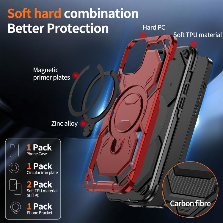 For iPhone 15 Cooling MagSafe Holder Phone Case