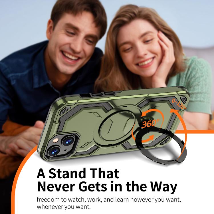 For iPhone 15 Cooling MagSafe Holder Phone Case